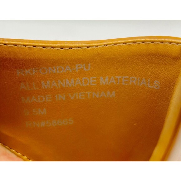 Nordstrom Rack Fonda Women's Wedge Sandal Square Toe Brown Size 9.5 NEW - Picture 8 of 8